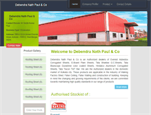 Tablet Screenshot of debendranathpaulandco.com